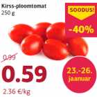 Allahindlus - Kirss-ploomtomat
250 g