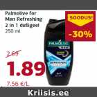 Allahindlus - Palmolive for
Men Refreshing
2 in 1 dušigeel
250 ml