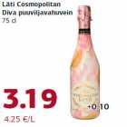 Allahindlus - Läti Cosmopolitan
Diva puuviljavahuvein
75 cl