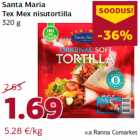 Allahindlus - Santa Maria
Tex Mex nisutortilla
320 g