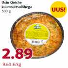 Allahindlus - Usin Quiche
kuumsuitsulõhega
300 g