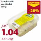 Allahindlus - Usin kartulivorstisalat
300 g