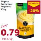 Allahindlus - Tarplan
Provansaal
majonees
410 g