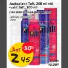 Allahindlus - Juukselakk Taft, 250ml või vaht Taft, 200ml