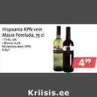 Allahindlus - Hispaania KPN vein
Masia Perelada,75 cl
. Tinto, l3%
. Вlаnсо, l2,5%