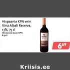 Allahindlus - Hispaania KPN vein
Vina Albali Reserva,
13%,75 cl