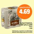 Õlu Karl Friedrich, 0,568 l prk, 6-pakk