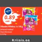 Allahindlus - Kiisueine Whiskas, 4 x 100 g