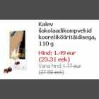 Allahindlus - Kalev šokolaadikompvekid koorelikööritäidisega