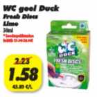 Allahindlus - WC geel Duck Presh Discs Limo 36ml