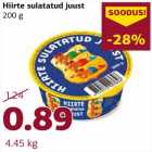 Allahindlus - Hiirte sulatatud juust
200 g