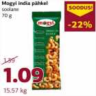 Allahindlus - Mogyi india pähkel
soolane
70 g