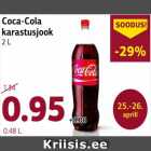 Allahindlus - Coca-Cola
karastusjook
2 L