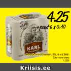 Allahindlus - Hele õlu Karl Friedrich, 5%, 6x0,568 l