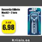 Allahindlus - Raseerija Gillette Mach3 + 2 tera 1 tk