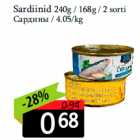 Sardiinid 240g 
