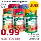 Allahindlus - Dr. Körner täisteragaletid
100 g
90 g