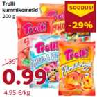 Trolli
kummikommid
200 g