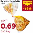 Allahindlus - Europagar Kaneelisüda
200 g