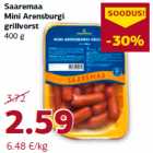 Allahindlus - Saaremaa
Mini Arensburgi
grillvorst
400 g