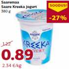 Saaremaa
Saare Kreeka jogurt
380 g