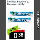 Allahindlus - Šokolaad Bounty 57g
