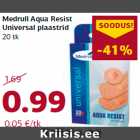 Allahindlus - Medrull Aqua Resist
Universal plaastrid
20 tk