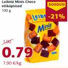 Allahindlus - Leibniz Minis Choco
võiküpsised
100 g