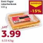 Allahindlus - Eesti Pagar
rabarberikook
630 g