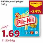 Allahindlus - Pik-Nik juustupulgad
147 g