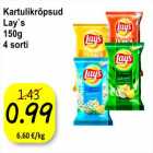 Kartulikrõpsud Lau"s 150 g 4 sorti