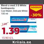 Allahindlus - Blend-a-med 3 D White
hambapasta