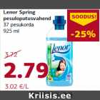 Allahindlus - Lenor Spring
pesuloputusvahend