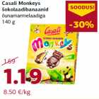 Allahindlus - Casali Monkeys
šokolaadibanaanid