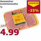 Allahindlus - Rannamõisa
broilerikintsuliha
kg