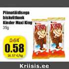 Allahindlus - Piimatäidisega
biskviitkook
Kinder Maxi King
35g