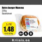 Allahindlus - Retro burger Mamma