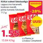 KitKat vahvel šokolaadiga