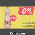 Allahindlus - Vichy Fresh
vesi Vaarika-rabarberi
maitsega, 1,5 l