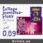 Allahindlus - College
joonistusplokk