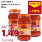 Allahindlus - Uncle Ben’s
Sweet&Sour kaste
400 g