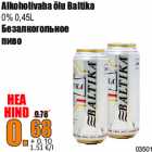 Allahindlus - Alkoholivaba õlu Baltika


