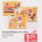 Koeraeine Pedigree, 4 tk x 100 g

