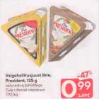 Allahindlus - Valgehallitusjuust Brie,
President, 125 g

