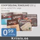 COOP SOLIDAL ŠOKOLAAD 100 G