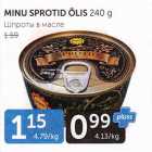 MINU SPROTID ÕLIS 240 G