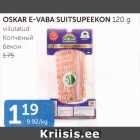 OSKAR E-VABA SUITSUPEEKON 120 G