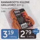 RANNAROOTSI KULDNE GRILLVORST 800 G