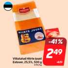 Allahindlus - Viilutatud Hiirte juust
Estover, 25,5%, 500 g
