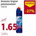 Allahindlus - Domestos Original puhastusvahend 750 ml